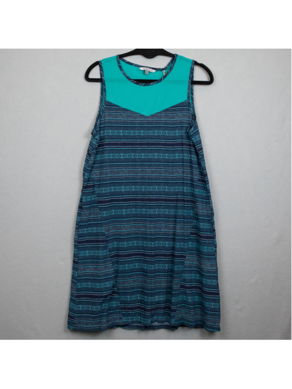 Toad & Co Sunkissed blue teal sleeveless swing dress NWT-M